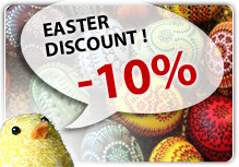Easter discount! 10% off!